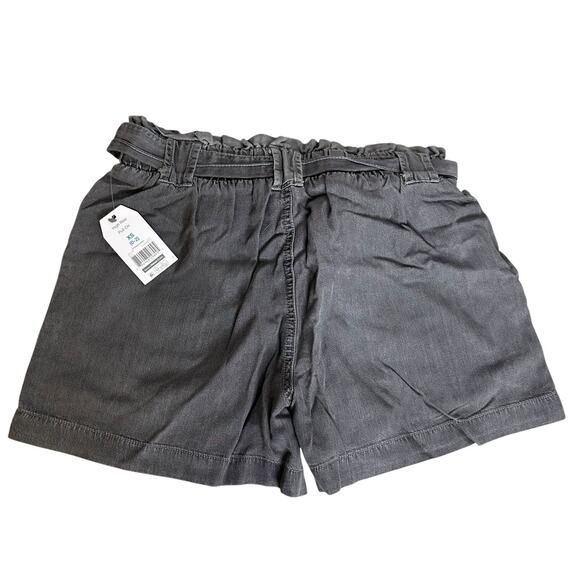Time And Tru Womens High Rise Pull On Belted Shorts Size XS New - Picture 2 of 7
